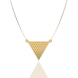 Diamond Triangle Pendant Necklace