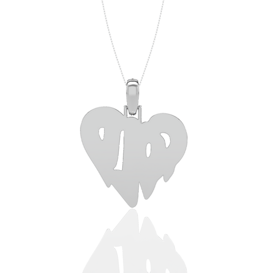 Cold Heart Diamond Pendant