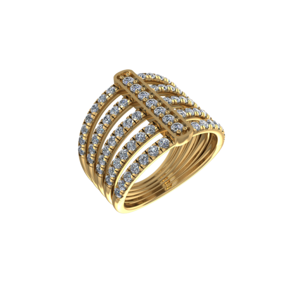 Executive Five Band Diamond Ring