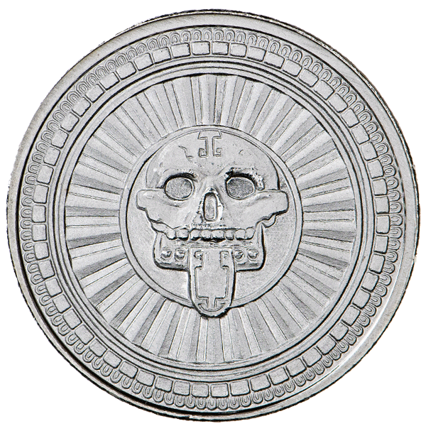 Silver Aztec Round