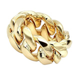 14k Gold Cuban Link Ring
