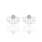 Nymphéas Water Lily Diamond Earrings